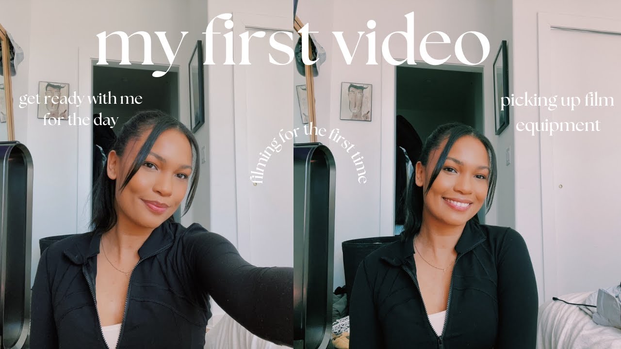 My first video intro picking up new filming equipment filming in