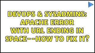Famous DevOps & SysAdmins: Apache error with URL ending in space--how to fix it? (3 Solutions!!) Net Worth