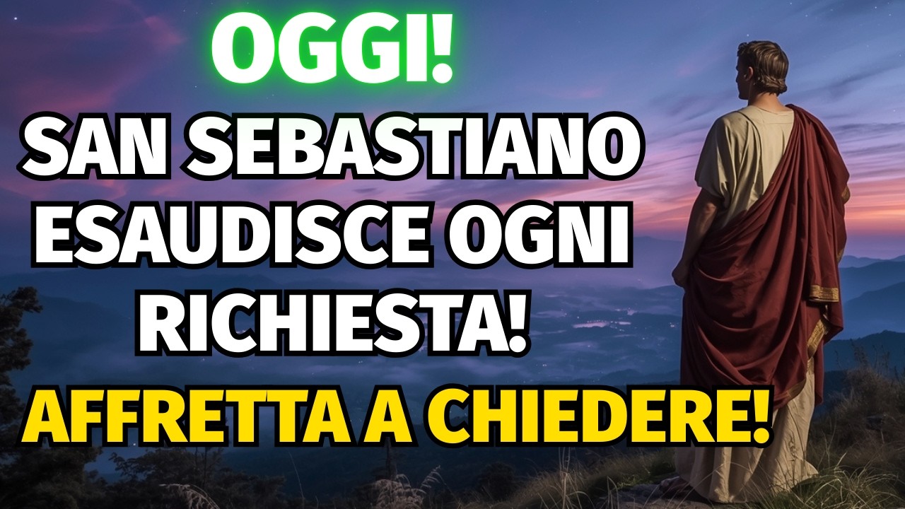 SOLO OGGI! SAN SEBASTIANO ESAUDISCE OGNI RICHIESTA! AFFRETTA A CHIEDERE!