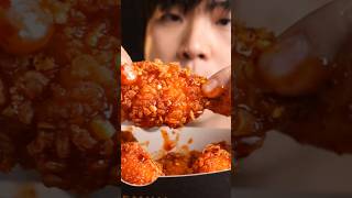 Spicy Dave’s Hot Chicken ASMR 🔥 Crispy Chicken Mukbang | Juicy Crunch Eating Sounds #friedchicken