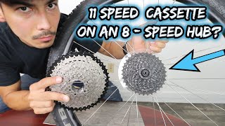 WILL IT FIT?  11speed cassette on an BUDGET 8speed HUB?