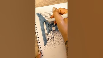 Copic marker hand render #interiordesign #copic #sketch #drawing #draw #designer #alcoholink