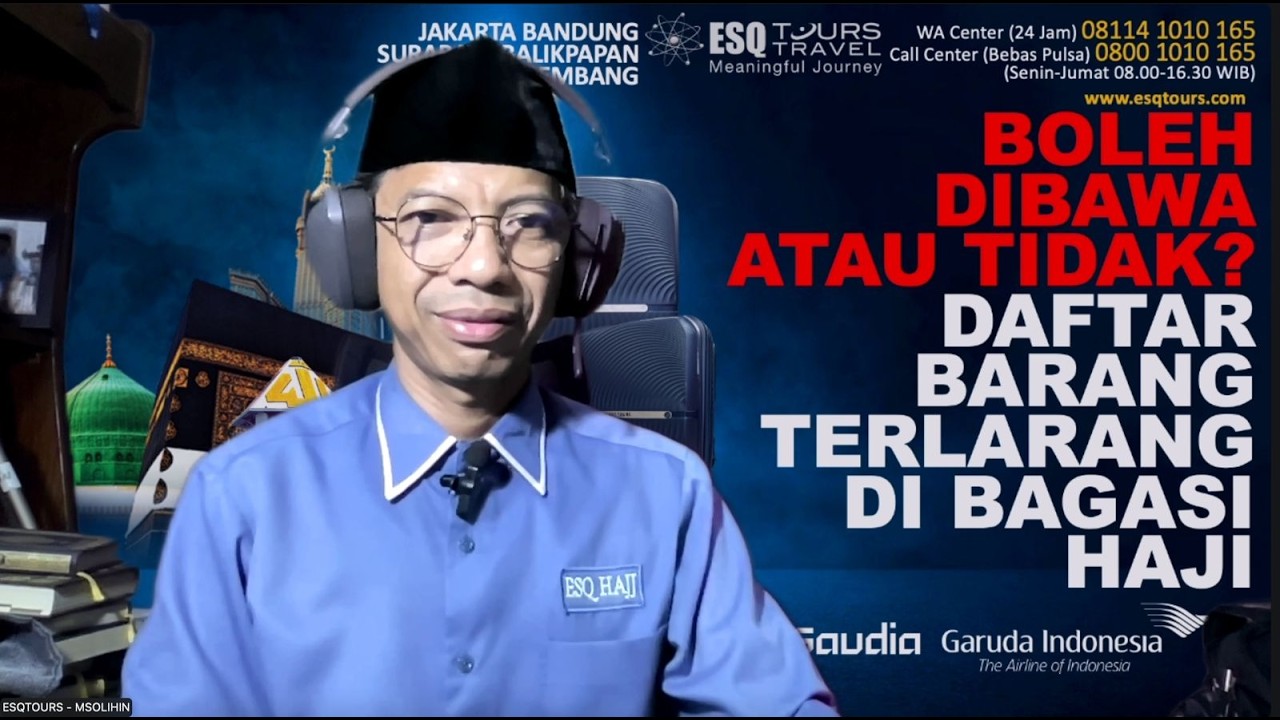 BOLEH DIBAWA ATAU TIDAK? DAFTAR BARANG TERLARANG DI BAGASI HAJI