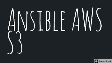 AWS Using Ansible (S3)