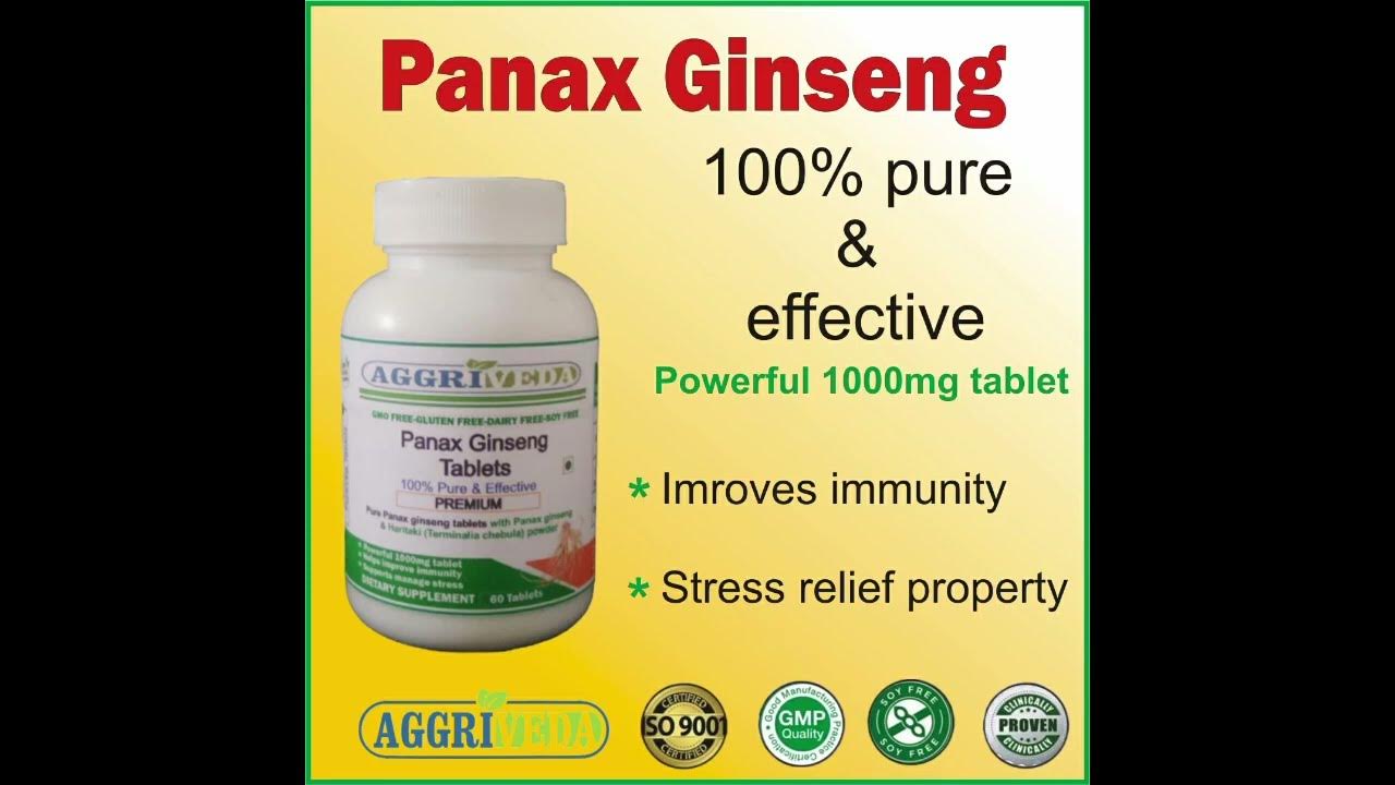 Best panax ginseng tablets panax ginseng pills or medicine benefits