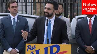 NYC Mayor Zohran Mamdani Holds Press Briefing To Provide Updates On Trash Containerization Program