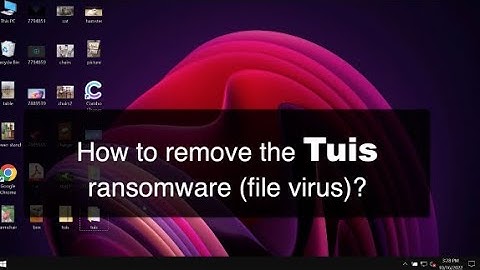 Tuis ransomware removal instructions [.Tuis file virus].