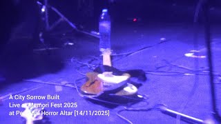A City Sorrow Built Live at Memori Fest 2025