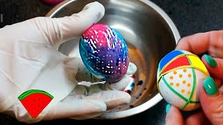 Как оригинально покрасить яйца на Пасху (DIY) *** How to Make Easter Eggs