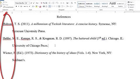 APA References Entries for Books