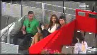 Cristiano Ronaldo And Irina Shayk Fall Out At Basketball Game.