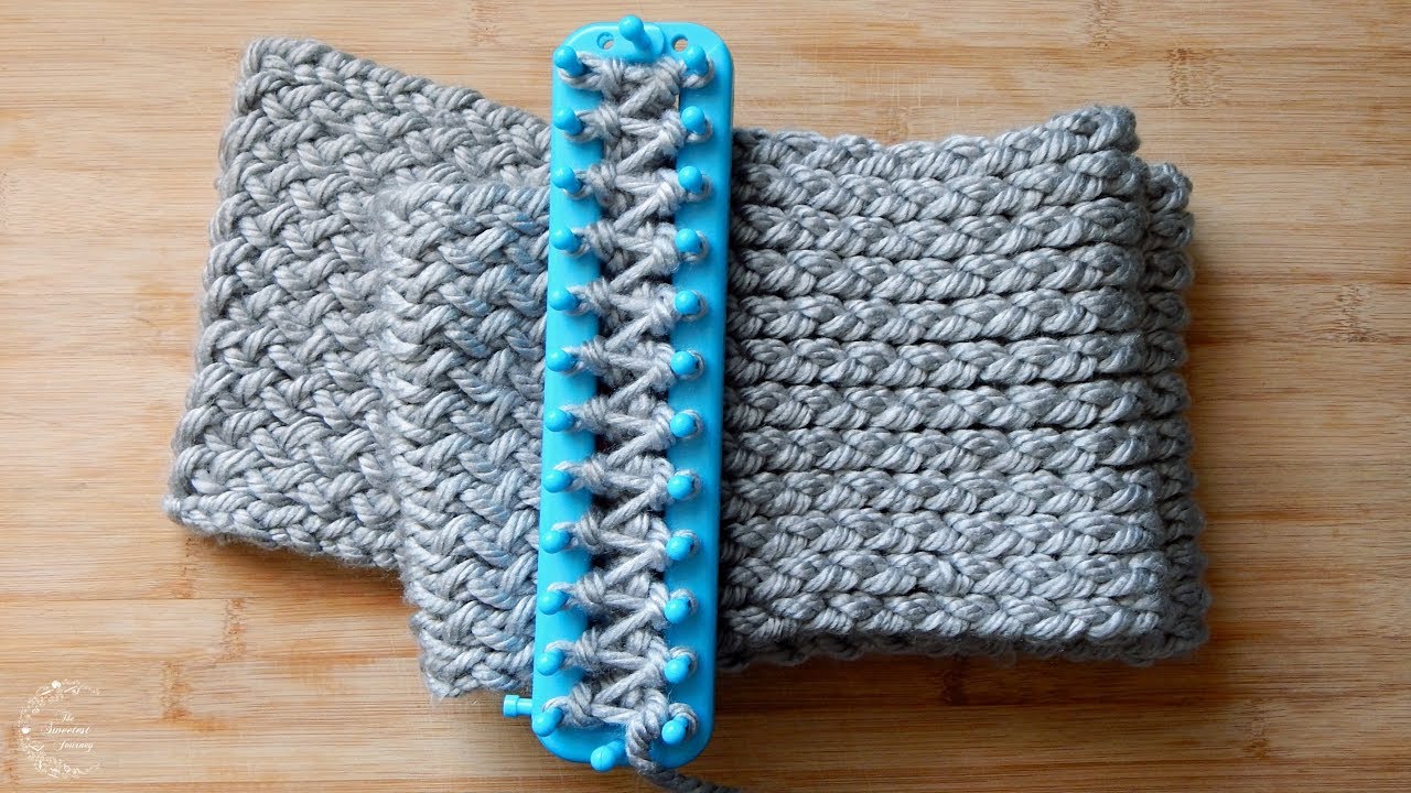 Easy Loom Scarf DIY  Loom knitting patterns, Loom scarf, Loom knitting  scarf