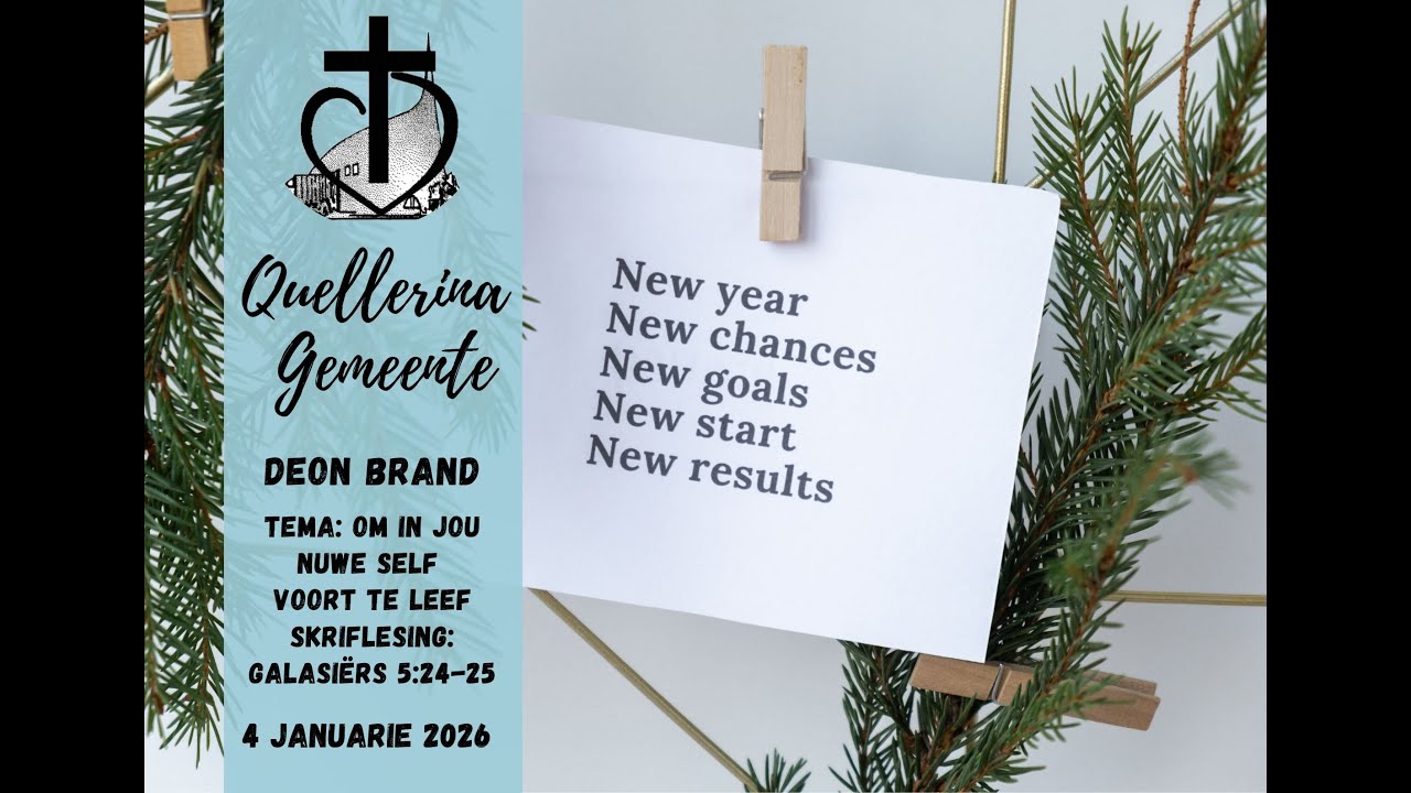 Erediens - 4 Januarie 2026