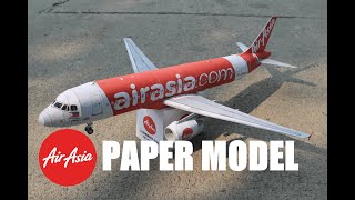Air Asia Philippines A320 Paper Model