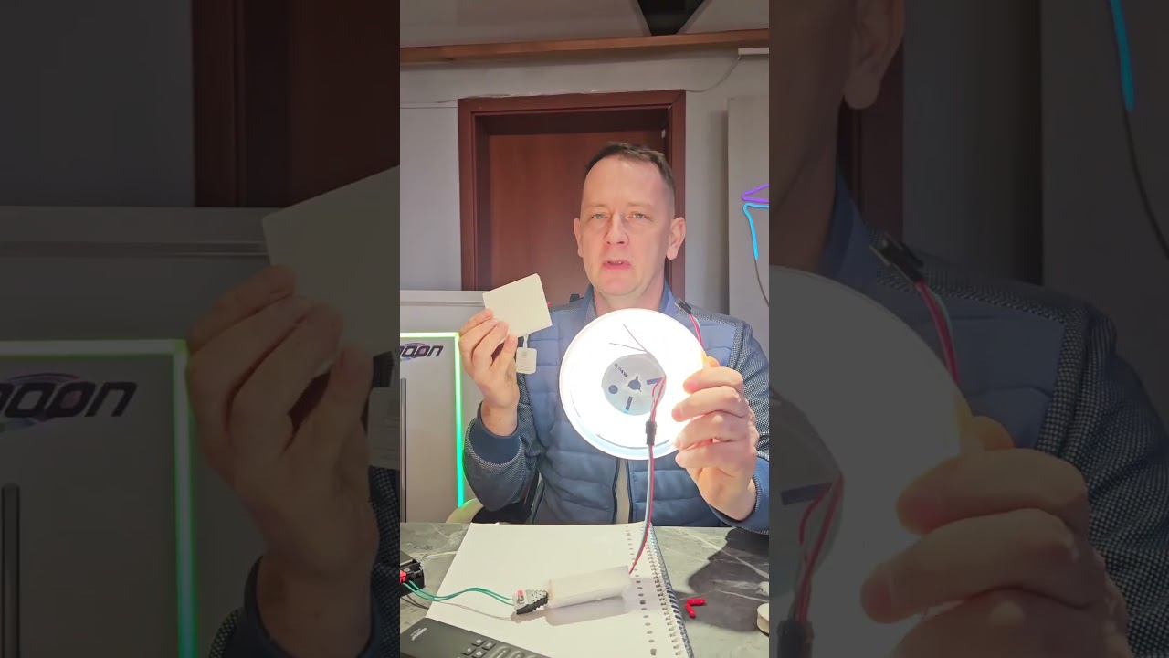 Taśma Led cyfrowa z efektem fali Sterowanie i zasilenie 