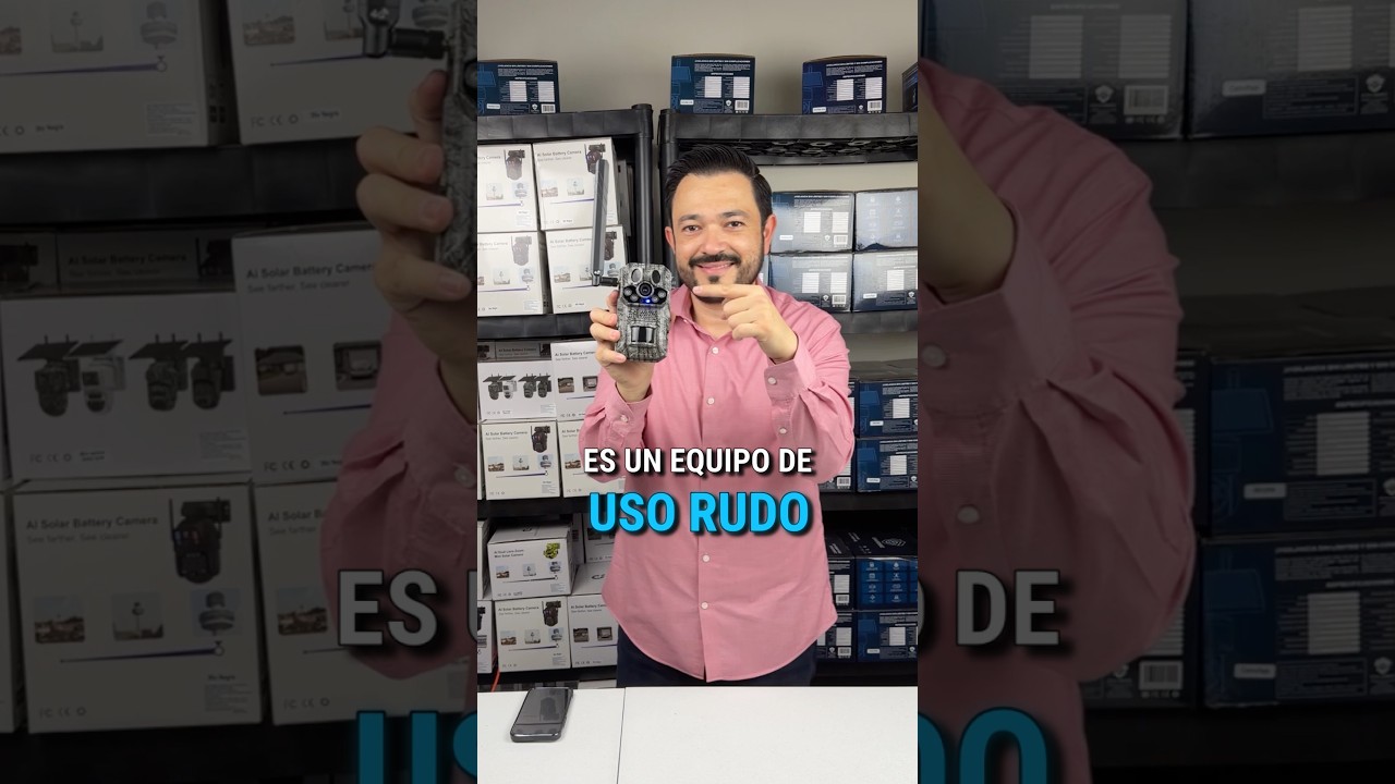 ¿Cómo vigilar un lugar sin luz ni internet? CÁMARA SOLAR 4G CAVISEC