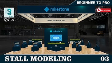 Realistic Stall Modeling in 3ds Max | Step-by-Step Tutorial PART- 3 #3dsmax #3danimation
