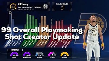 NBA 2K21 99 Overall Playmaking Shot Creator Update! (Attributes, Badges, Animations)