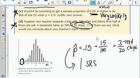 AP Stats - 7.1B  - Sampling Variability