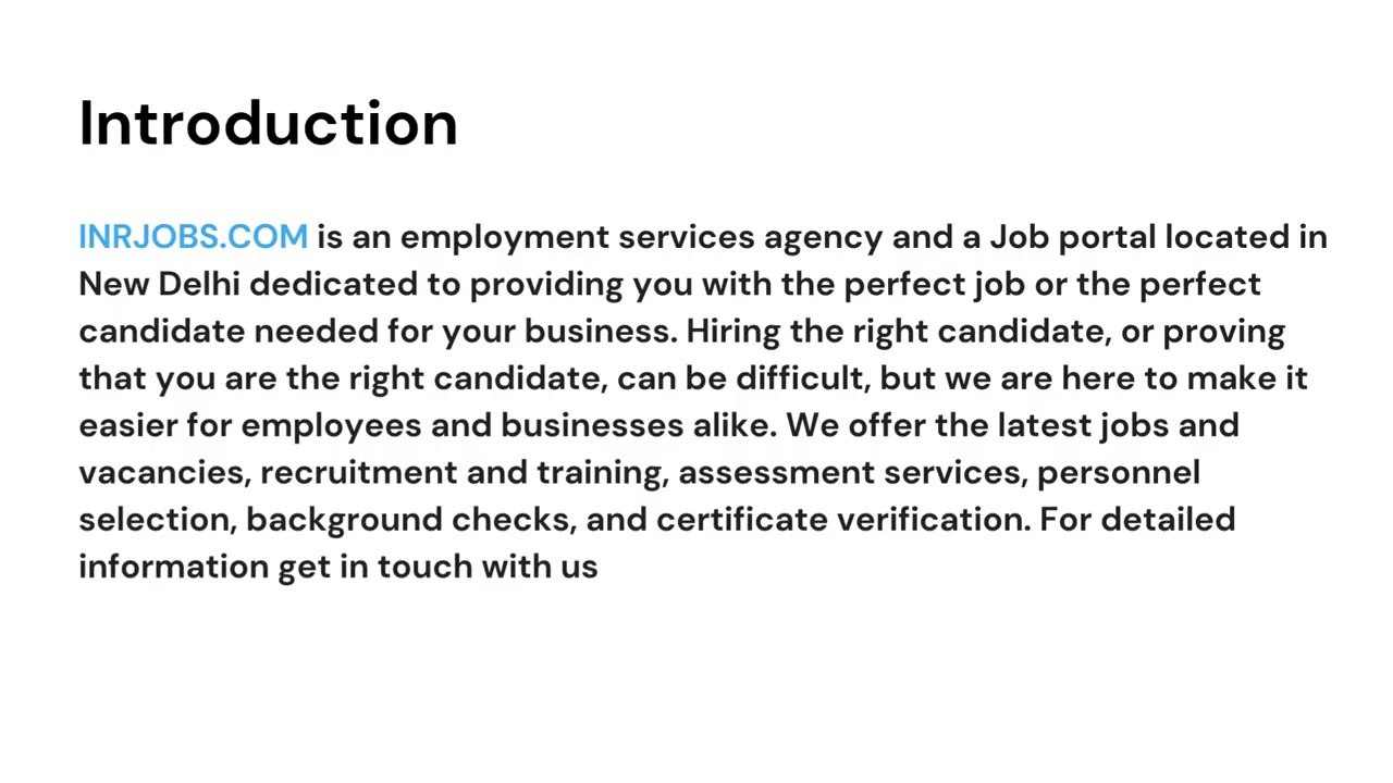 HR RECRUITER JOB | DUNZO HIRING PROCESS  | WORK FROM HOME | INRJOBS.COM | SAS