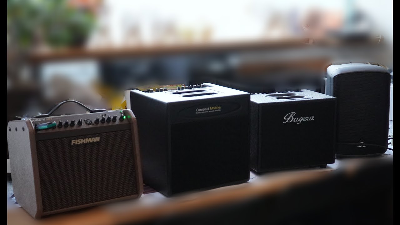 어쿠스틱앰프 3종 시연