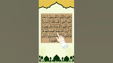 SURAH AT Tin سورۃ التین Egzonibrahimi Surahattin Surah 