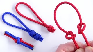 Simple Way to Tie a Matthew Walker Lanyard Knot using Double Overhand Knot Technique