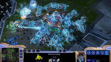Starcraft 2 Gameplay: Protoss Mothership