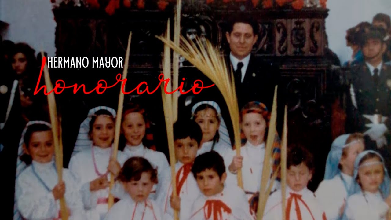 Homenaje a D. Juan Zapico Berdugo. Hermano Mayor Honorario de la Hdad. de la Borriquita, Marchena.