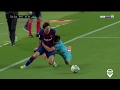 Messi gets rugbytackled by unai bustinza from legans