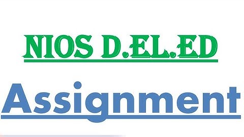 Nios d el ed assignment 505, 507, 508, 509, 510, front page