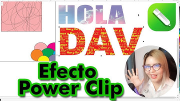 Cómo poner objetos dentro de otros en Corel | Imagen dentro de Texto | Efecto PowerClip