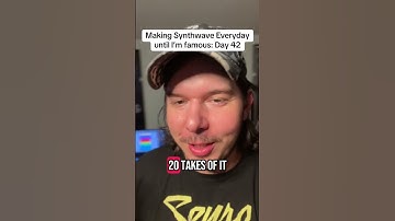 Making Synthwave Everyday until I’m famous: Day 42 #synthwave #synthpop #indiedance