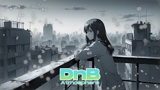 2 Hours Liquid DnB Midnight Rooftop Silence 🌌✨ Chilled Drum and Bass Mix 🎧🏙️