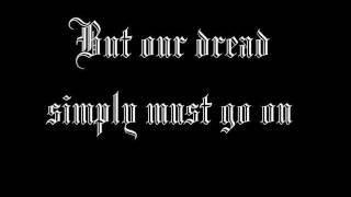 Video thumbnail of "My Dying Bride - Thy Raven Wings (Lyrics)"