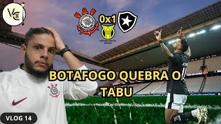 BOTAFOGO QUEBRA O TABU NA NEO QUÍMICA ARENA - Corinthians 0 x 1 Botafogo - #vlog14