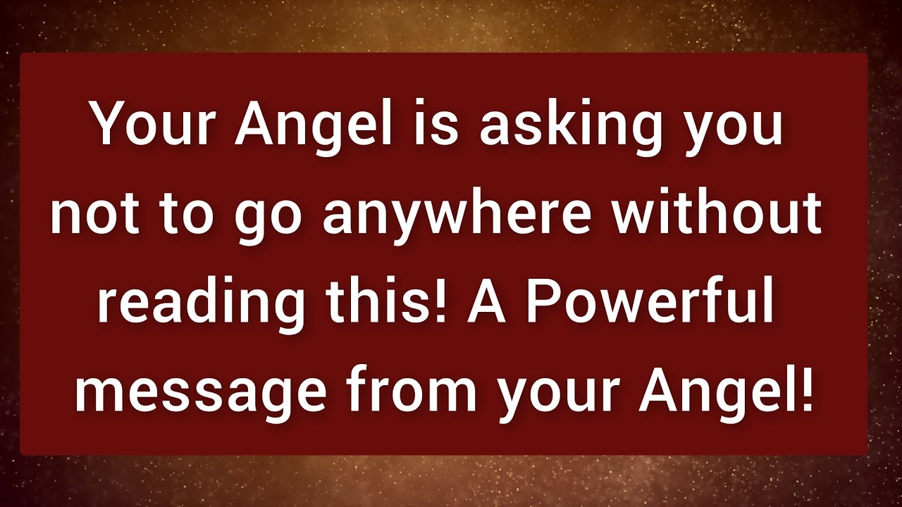 Ваш Ангел просит вас никуда не уходить, не прочитав это || (RL)