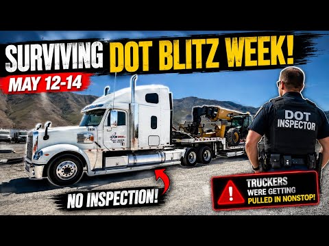 SURVIVING DOT Blitz Week 2026 Without Getting Inspected! | Stepdeck Vlog #56