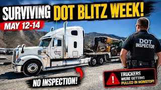 SURVIVING DOT Blitz Week 2026 Without Getting Inspected! | Stepdeck Vlog #56