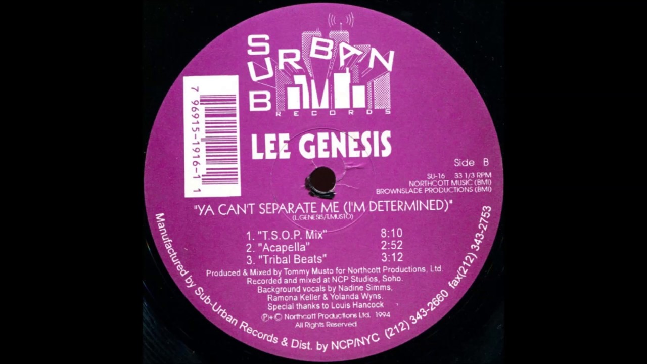Tonton Lee Genesis - Ya Can't Separate Me (I'm Determined) (T.S.O.P. Mix) di YouTube Tonton Lee Genesis - Ya Can't Separate Me (I'm Determined) (T.S.O.P. Mix) di YouTube