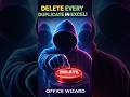 Stop deleting duplicates manually. Use Excel’s built-in Remove Duplicates tool. #ExcelTips #Excel