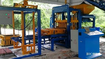 QT4- 18 color paver block machine
