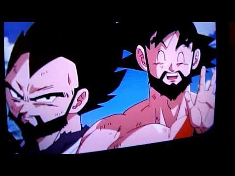 Goku and vegeta grow beards English dub Goku and vegeta grow beards English dub