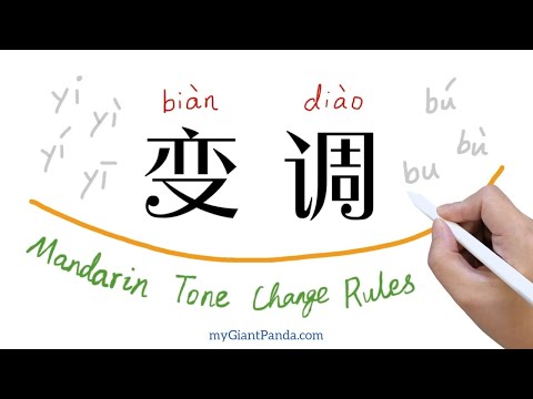 学中文【变调】Tone Sandhi Rules in Chinese - 不bù bú bu/一yī yí yì yi｜普通话声调变化规则 Learn Mandarin Tone Changes