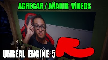 Cómo Añadir/Agregar Vídeos MEDIA PLAYER en Unreal Engine 5 Español #unrealtutorial #unrealengine5