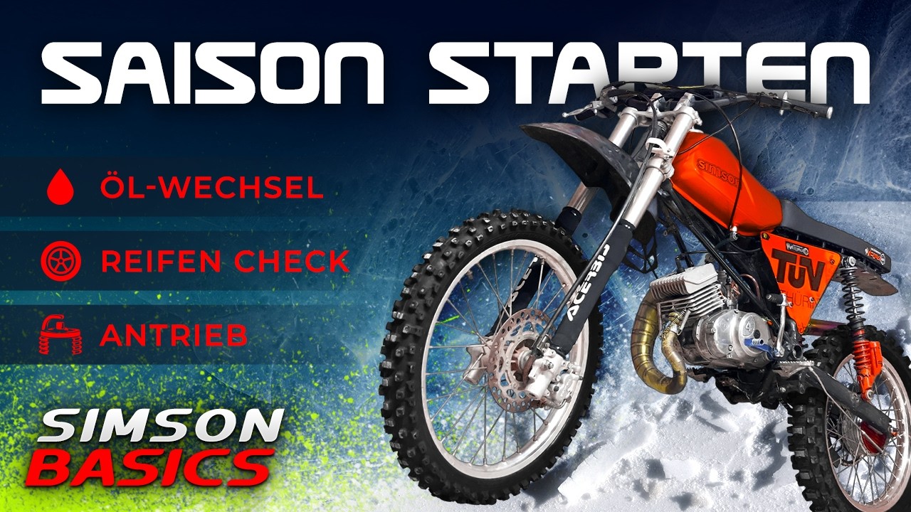 Start in die SAISON - Service, Wartung, Pflege | Simson Basics #3 | Moped aus dem Winterschlaf holen
