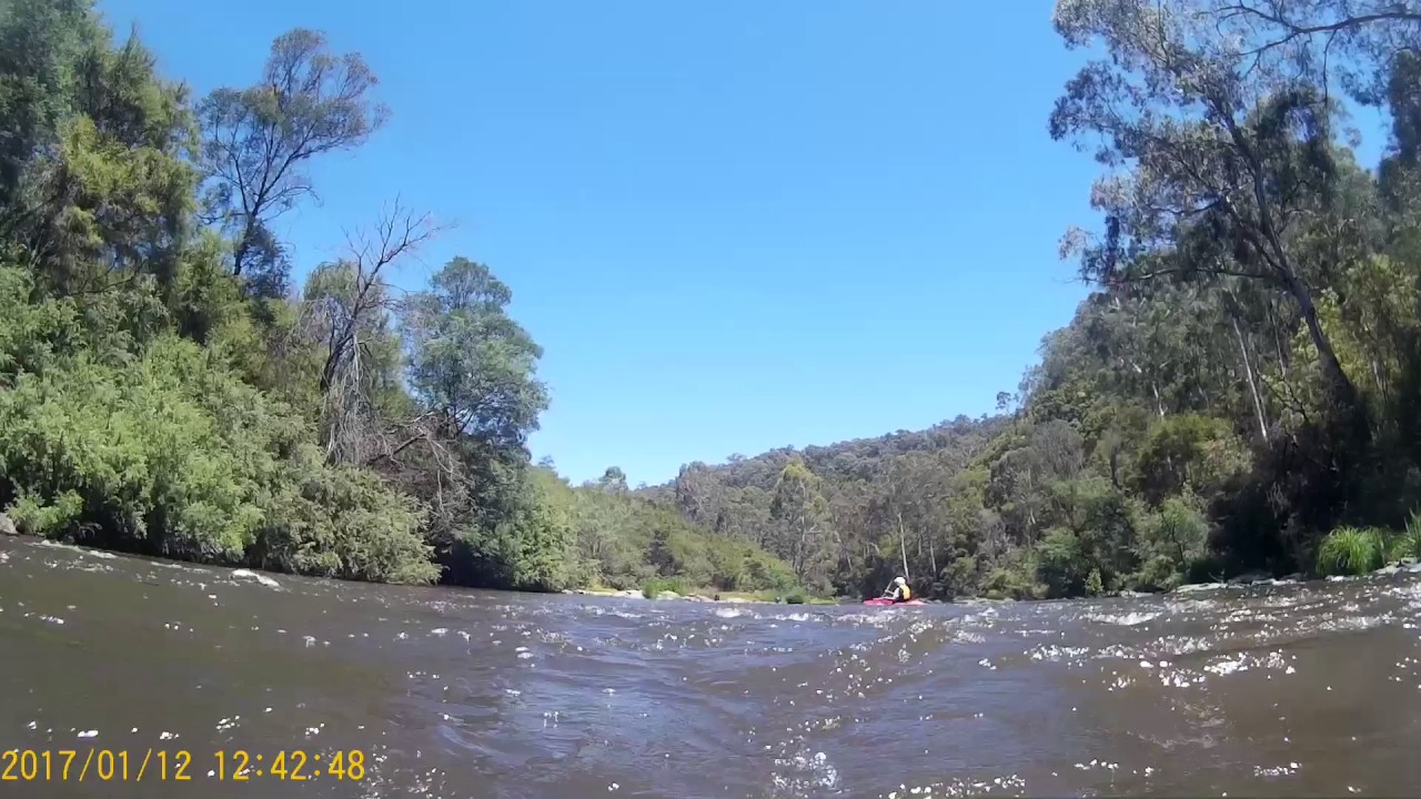 Bobs Rock rapid Yarra River Whitewater kayaking YouTube