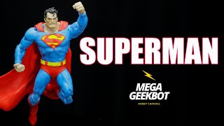 Mcfarlane Toys Dc Multiverse Gold Label Hush Superman Action Figure Unboxing