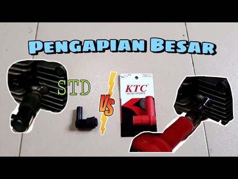 Info sederhana nih buat teman-teman pengendara, perbedaan antara cop busi racing dan standar. Semoga. 