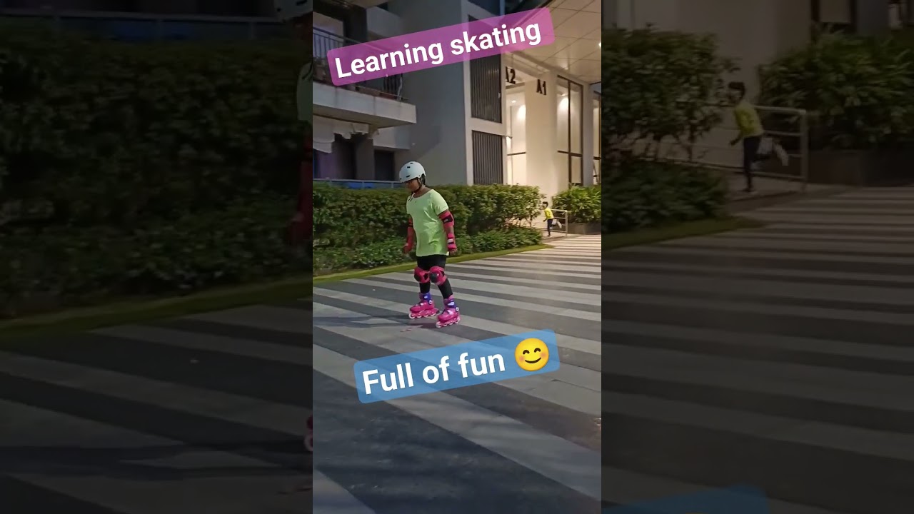 Learning skating |Full of Masti and fun for kids 
